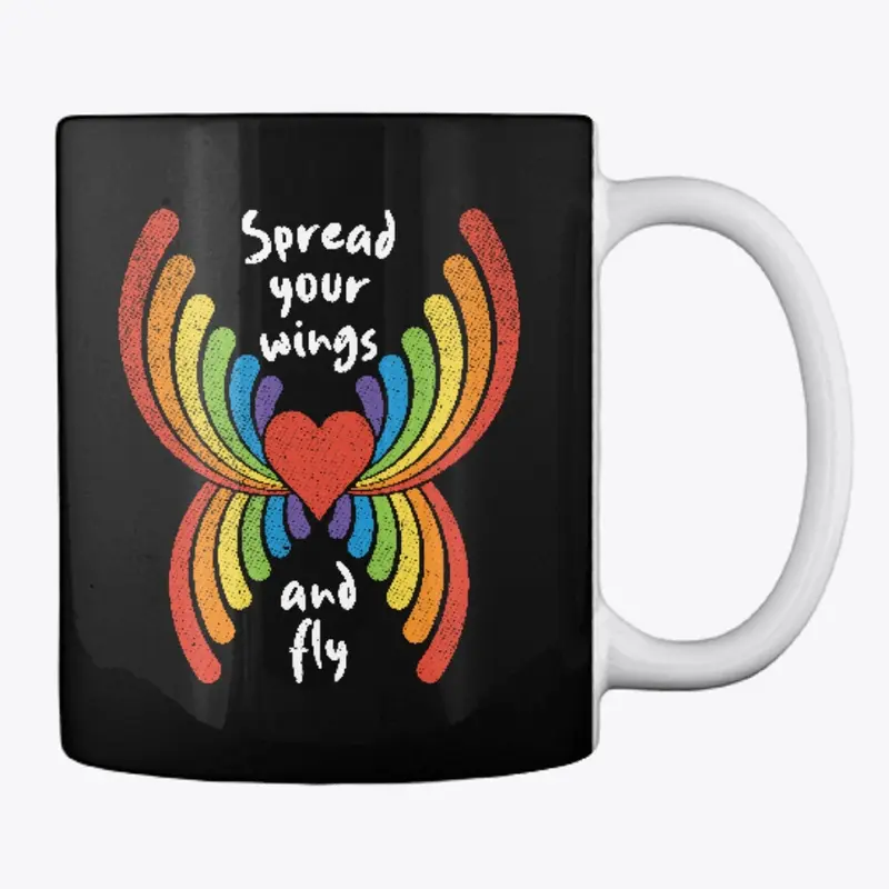 LGBT Spread Your Wings And Fly