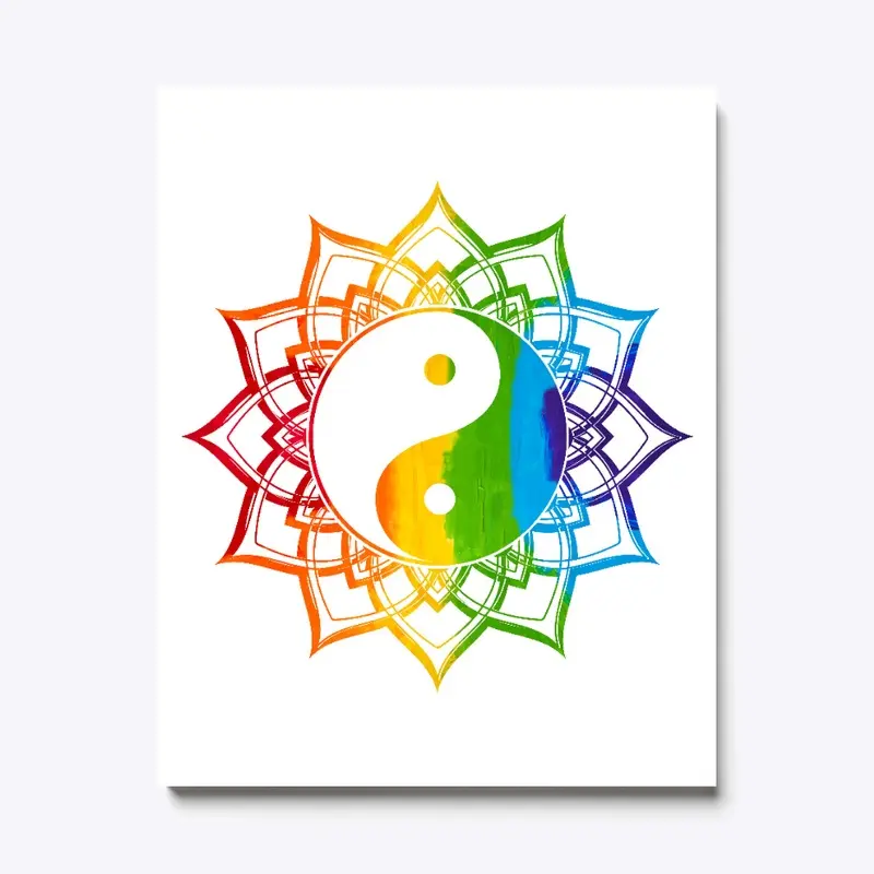 LGBT Rainbow Yin Yang