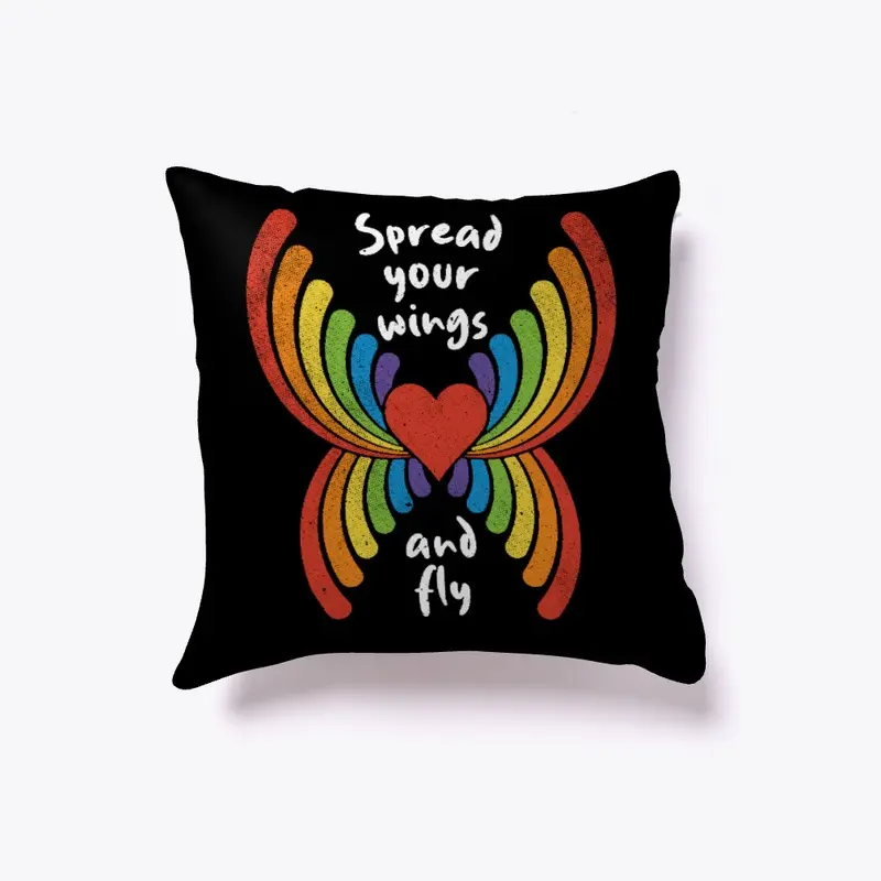 LGBT Spread Your Wings And Fly