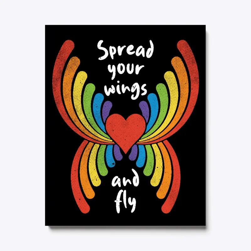 LGBT Spread Your Wings And Fly