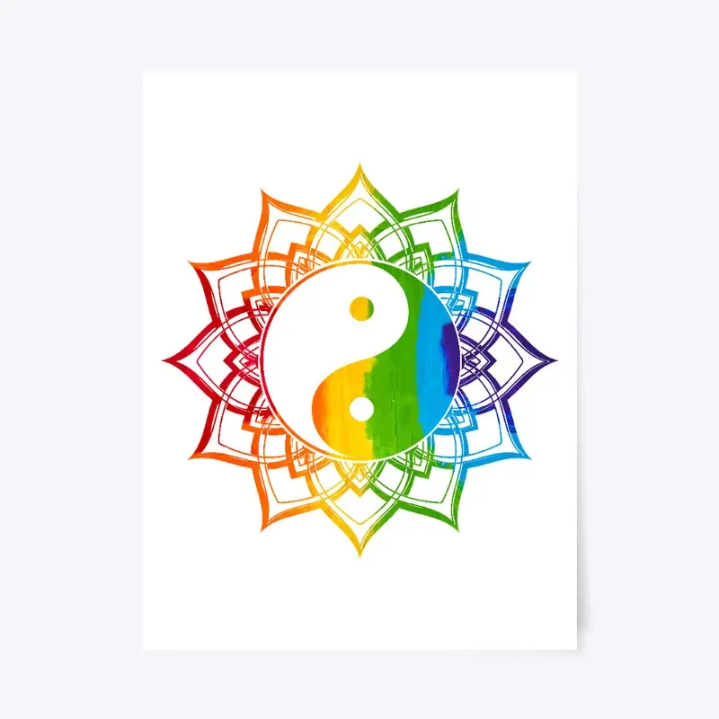 LGBT Rainbow Yin Yang