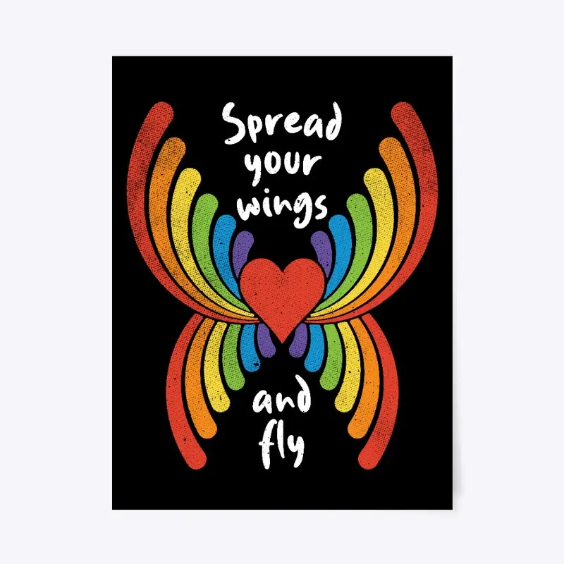 LGBT Spread Your Wings And Fly